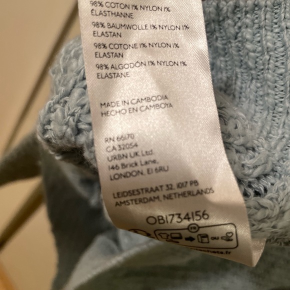 Anthropologie Crewneck Batwing Sweater SIZE M NEW no tag - Picture 9 of 11